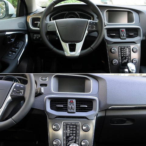 For Volvo V40 Left-Hand Drive Quick-Install Air Conditioning Vent Paddle Slips 31393996, Front Left, Front Right, Center Left, Center Right