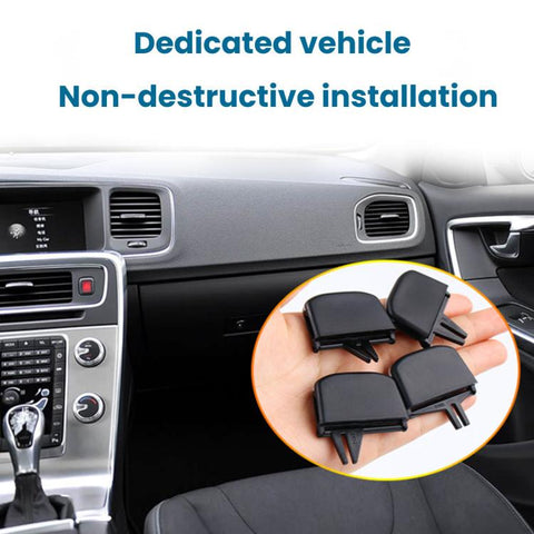For Volvo S60 / V60 Left-Hand Drive Quick-install Air Vent Paddles 31393992, Front Left, Front Right, Front Center Left, Front Center Right