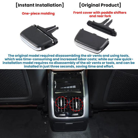 For Volvo S90 Left-Hand Drive Air Vent Adjustment Paddles 39844538, For Volvo S90