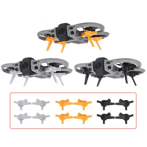 For DJI Avata 360 Foldable Landing Gear Extensions 26mm Height Extender Legs Snap-On Collapsible Chassis Protector