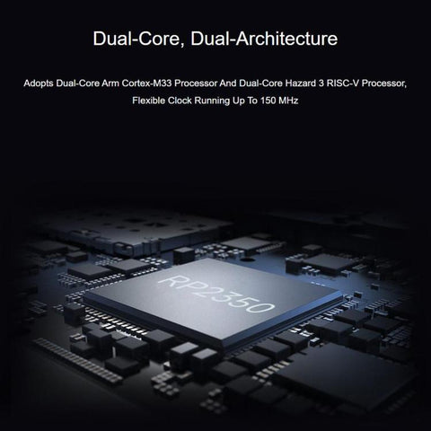 WAVESHARE RP2350 Development Board, Dual-Core And Dual-Architecture, W6300 Ethernet Controller, Supports PoE Expansion Via A PoE Module, No Soldered Pin Headers Without PoE Module, No Soldered Pin Headers With PoE Module                                ...