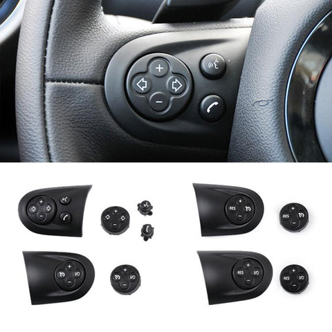 For BMW Mini R55 / R56 / R60 Multifunction Steering Wheel Buttons 32309289676, Voice Assistant Left, Call Answer Left, Volume Left, RES Cruise Control Right, 1/0 Cruise Control Right, 1/0 RES Right, Steering Wheel Switch Left                           ...