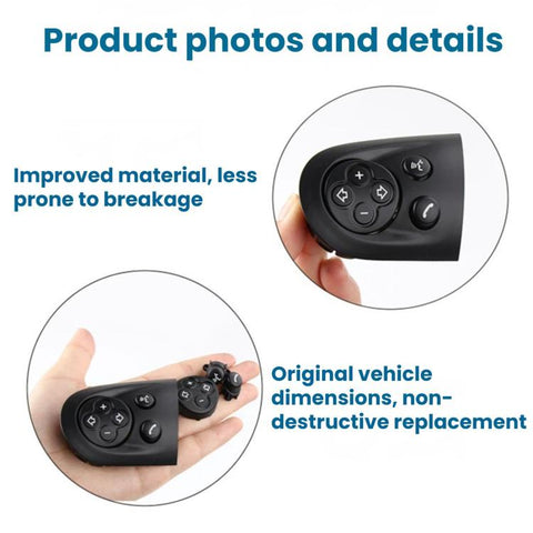 For BMW Mini R55 / R56 / R60 Multifunction Steering Wheel Buttons 32309289676, Voice Assistant Left, Call Answer Left, Volume Left, RES Cruise Control Right, 1/0 Cruise Control Right, 1/0 RES Right, Steering Wheel Switch Left                           ...