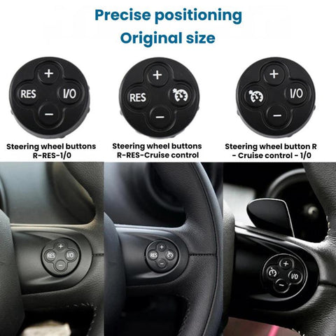 For BMW Mini R55 / R56 / R60 Multifunction Steering Wheel Buttons 32309289676, Voice Assistant Left, Call Answer Left, Volume Left, RES Cruise Control Right, 1/0 Cruise Control Right, 1/0 RES Right, Steering Wheel Switch Left                           ...