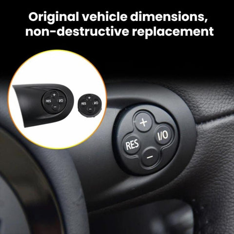 For BMW Mini R55 / R56 / R60 Multifunction Steering Wheel Buttons 32309289676, Voice Assistant Left, Call Answer Left, Volume Left, RES Cruise Control Right, 1/0 Cruise Control Right, 1/0 RES Right, Steering Wheel Switch Left                           ...