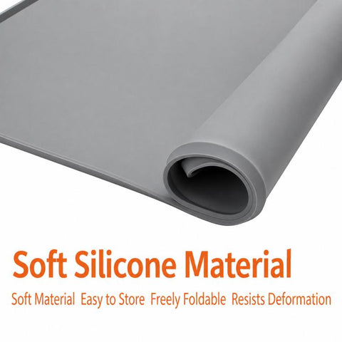 2 In 1 Silicone Mat Waterproof Countertop Draining Spill Mat, For Ninja SLUSHi / FS299 / FS300 / FS301 / FS301C