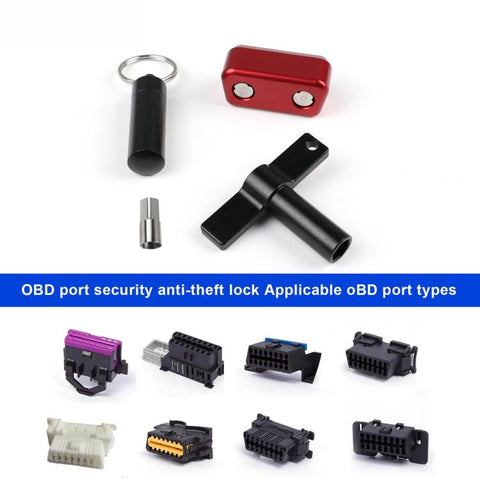 OBD2 Port Lock Anti-Theft Security Protector Aluminum Alloy OBD Guard for Car SUV Truck