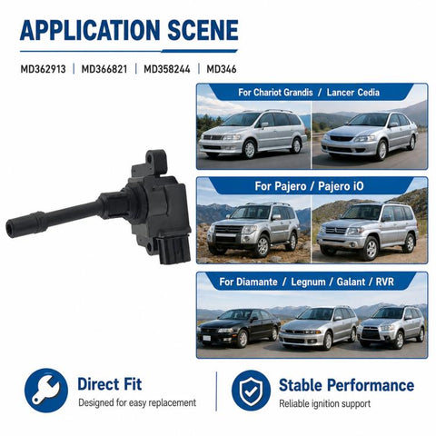 For Mitsubishi Car Ignition Coils MD362913 / MD366821 / MD358244 / MD346, For Mitsubishi