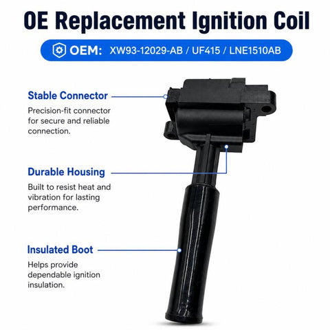For Jaguar XJ/XK Ignition Coils XW93-12029-AB / UF415 LNE1510AB