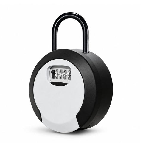 Key Lock Box Waterproof 4 Digit Combination Security Storage Case, Steel Rope Orange, Steel Rope Black, Steel Rope Red, Steel Rope Yellow, Steel Rope Gray, Steel Rope Blue, Steel Rope Green, Steel Rope Purple, Hanging Orange, Hanging Black, Hanging Red...