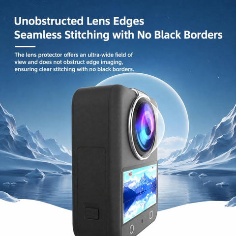 For DJI Osmo 360 II / Osmo 360 Snap-On Lens Guards High-Transparency PMMA Optical Lens Protector Cover, Regular Version, Premium AR Coated