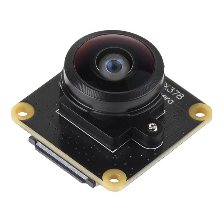 IMX378-190 12.3MP Fisheye Lens Camera 190-Degree FOV Rolling Shutter For Raspberry Pi Series Boards, WAVESHARE 34709