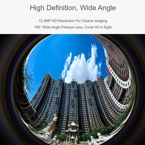 IMX378-190 12.3MP Fisheye Lens Camera 190-Degree FOV Rolling Shutter For Raspberry Pi Series Boards, WAVESHARE 34709