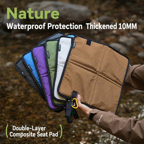 AOTU AT6203 Thick Foldable Camping Seat Pad Waterproof Outdoor Foam Sit Mat With Carabiner For Hiking Picnic