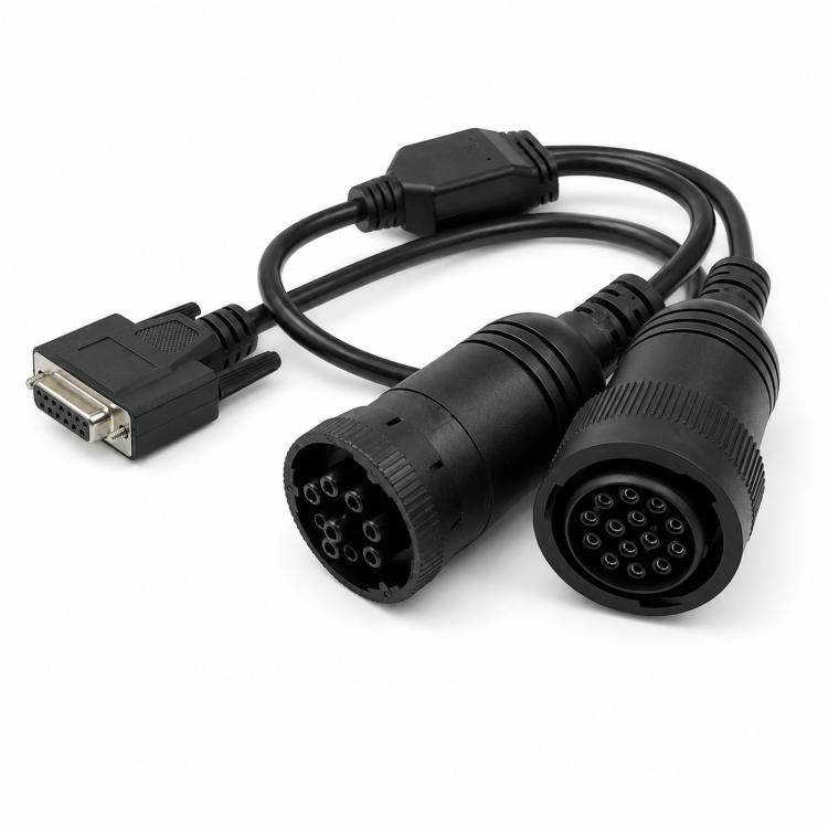 Truck Diesel ET4 Diagnostic Cable 457-6114 For Caterpillar / Cummins / Deutsch Interfaces