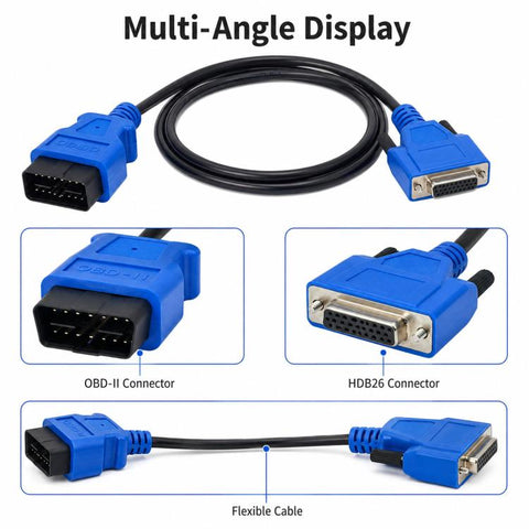 NEXIQ Automotive Diagnostic Cable 493113 OBD to HDB26 Data Read Cable