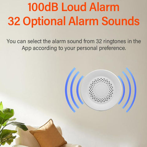 Tuya Smart Temperature & Humidity Sensor Real-Time Remote Alarm Thermometer Hygrometer, WiFi, Zigbee