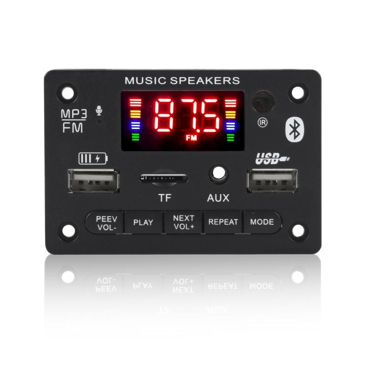 2 X 40W Bluetooth Decoding Boards 12V Color Screen Motherboard With Amplifier Recording Call