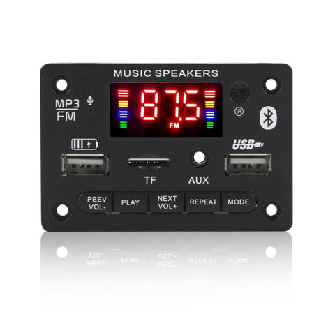 2 X 40W Bluetooth Decoding Boards 12V Color Screen Motherboard With Amplifier Recording Call