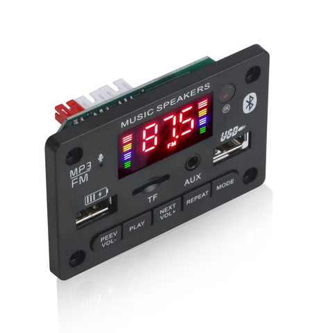 2 X 40W Bluetooth Decoding Boards 12V Color Screen Motherboard With Amplifier Recording Call