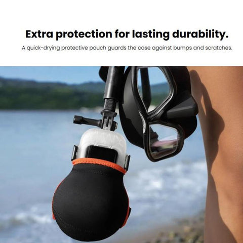 For Insta360 X6 Original Professional Fully Invisible Diving Housing, 60m Waterproof, 60m Diving Housing