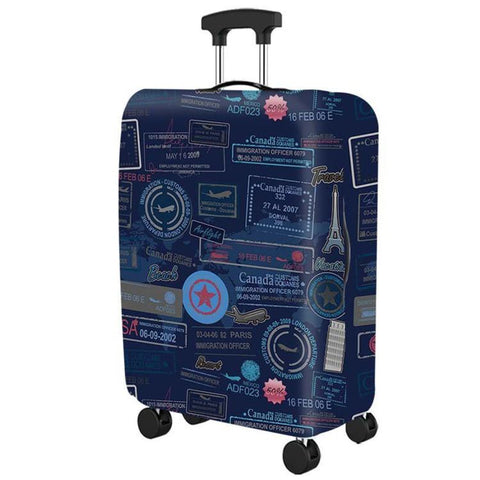 Luggage Dust Protection Cover Elastic Wear-Resistant Suitcase Sleeve, S For 18-20 inch, M For 22-24 inch, L For 26-28 inch