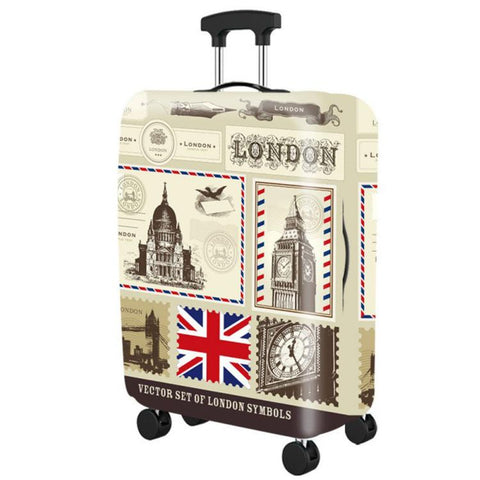 Luggage Dust Protection Cover Elastic Wear-Resistant Suitcase Sleeve, S For 18-20 inch, M For 22-24 inch, L For 26-28 inch