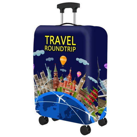 Luggage Dust Protection Cover Elastic Wear-Resistant Suitcase Sleeve, S For 18-20 inch, M For 22-24 inch, L For 26-28 inch