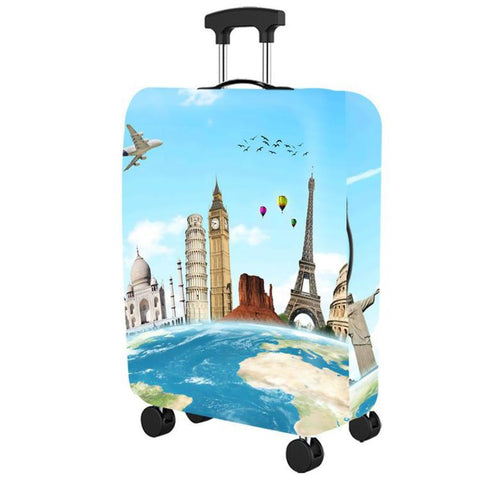 Luggage Dust Protection Cover Elastic Wear-Resistant Suitcase Sleeve, S For 18-20 inch, M For 22-24 inch, L For 26-28 inch