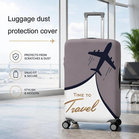 Luggage Dust Protection Cover Elastic Wear-Resistant Suitcase Sleeve, S For 18-20 inch, M For 22-24 inch, L For 26-28 inch