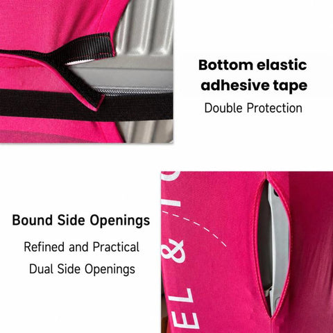 Luggage Dust Protection Cover Elastic Wear-Resistant Suitcase Sleeve, S For 18-20 inch, M For 22-24 inch, L For 26-28 inch
