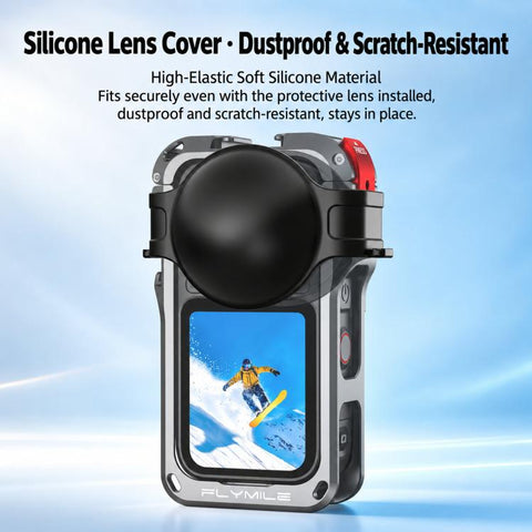 For Insta360 X6 Flymile Heat Dissipation Cage Camera Shockproof Protective Frame