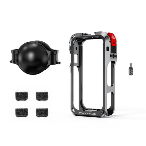 For Insta360 X6 Snap-On Rabbit Cage Protective Case Frame Shockproof Cover