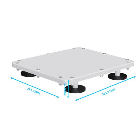 For Starlink Mini Aluminum Alloy Roof Magnetic Bracket, Aerial White