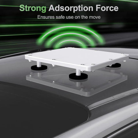 For Starlink Mini Aluminum Alloy Roof Magnetic Bracket, Aerial White