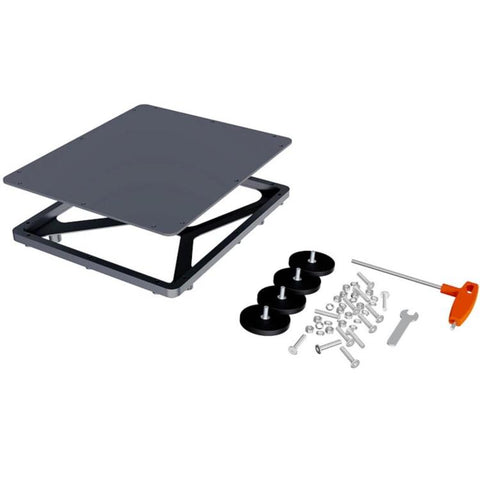 For Starlink Mini Aluminum Alloy Anti-hail Magnetic Roof Bracket, Gray