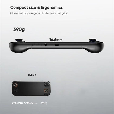 AYN ODIN3 Handheld Game Console 6 Inch 120Hz Hall Joystick, 12GB+256GB, 16GB+512GB