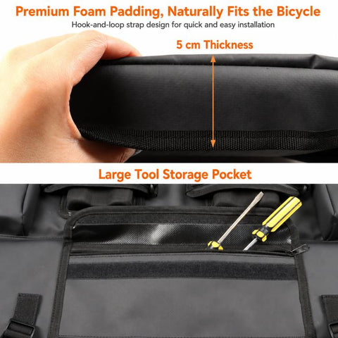 Pickup Truck Tailgate Pad for 2 Bikes Heavy-Duty Waterproof Tailgate Bike Protection Mat