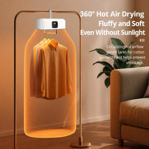 Portable Clothes Dryer 600W Folding Clothes Drying Machine With UV & Heat Sterilization, EU Plug, US Plug, UK Plug