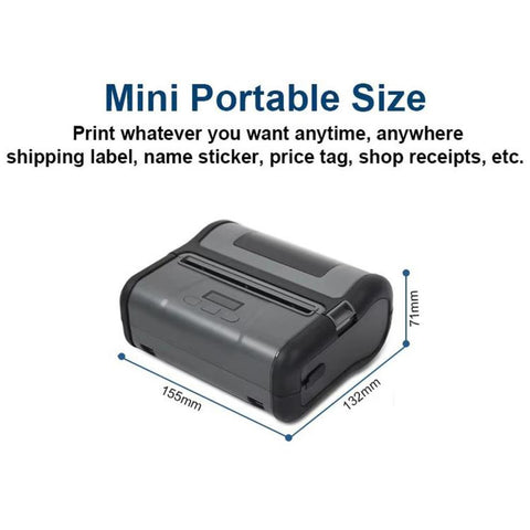 Portable 4 inch Thermal Label Printer Wireless Bluetooth Shipping Label Maker With OLED Screen, M430B