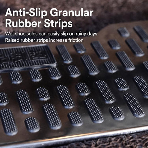 Stainless Steel Car Floor Mat Heel Plate Pad Anti-Slip Driver Side Heel Protector Repair Kit