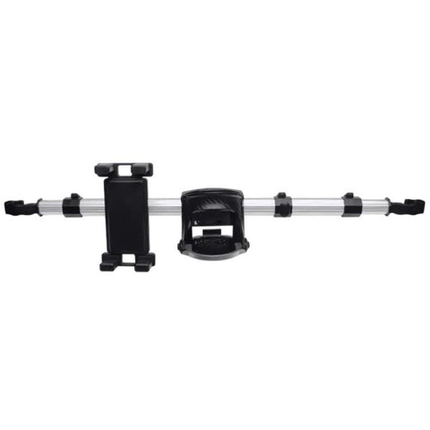 Car Seat Back Aluminum Tube Phone Holder Cup Holder With Hooks