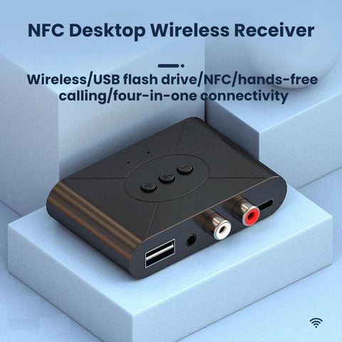 NFC Bluetooth Receiver 5.3 Wireless RCA Audio Transmission Receiver, Y87