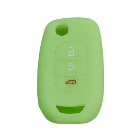 Folding 3-Button Silicone Key Cover For Renault Koleos / Espace / Kadjar