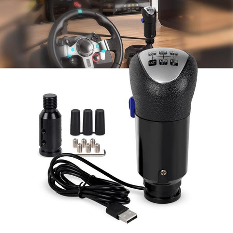 USB Gear Shift Knob For Logitech G29 / G27 / G920 Thrustmaster TH8A PC Truck Simulator Shifter, SFN190