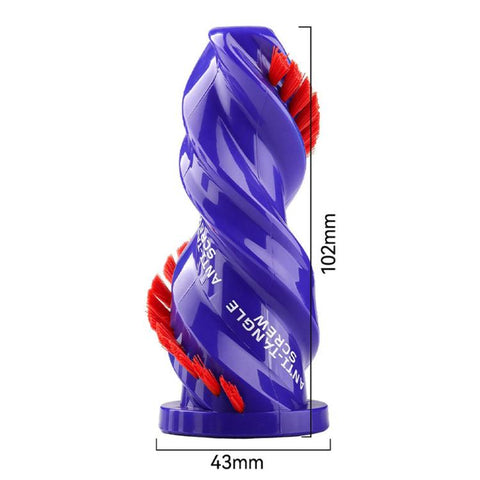 Anti-Tangle Conical Brush Roller Replacement For Dyson V7 / V8 / V10 / V11 / V12 / V15 / V10 Slim Hair Screw Mite Tool, Conical Brush Roller