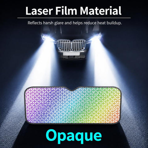 Car Windshield Laser-Etched Thickened Foldable Sunshade, 140x70cm, 130x60cm, 130x70cm, 140x75cm, 150x80cm