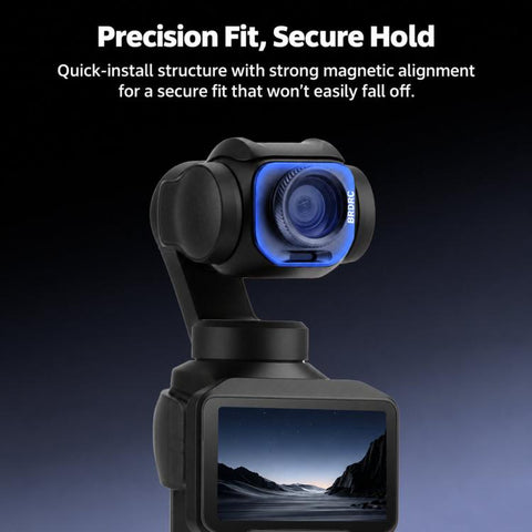 For Insta360 Luna Pro BRDRC External 108-Degree Wide-Angle Lens