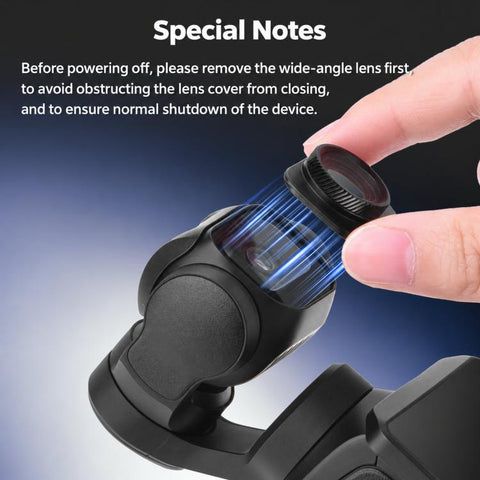 For Insta360 Luna Pro BRDRC External 108-Degree Wide-Angle Lens
