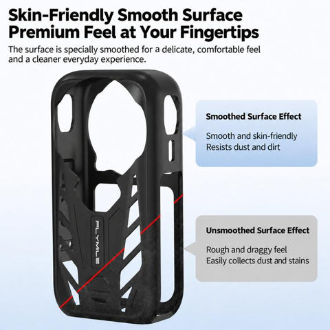 For Insta360 X6 Flymile Silicone Protective Case And Lens Cover